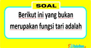 Tari memiliki berbagai fungsi penting dalam kehidupan manusia, mulai dari sarana upacara adat, hiburan, komunikasi, pendidikan, ekspresi diri, hingga integrasi sosial.