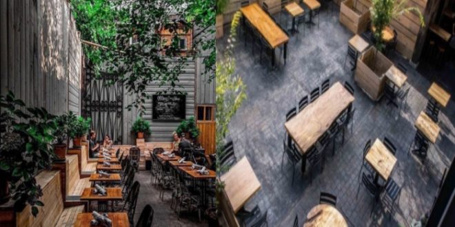 Inspirasi Desain Interior Cafe Outdoor Kekinian