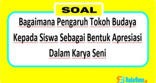 Bagaimana Pengaruh Tokoh Budaya Kepada Siswa Sebagai Bentuk Apresiasi Dalam Karya Seni