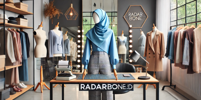 Baju Biru Elektrik Cocok dengan Jilbab Warna Apa