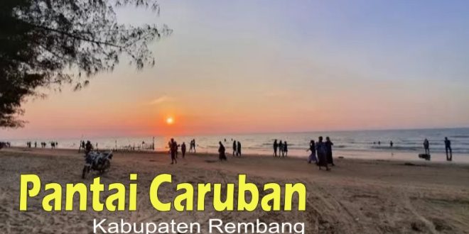 Foto Pantai Caruban Lasem Rembang