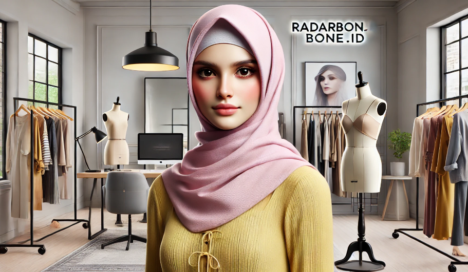 Baju warna lemon dengan jilbab warna soft pink